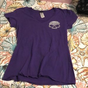 Harley Davidson v neck